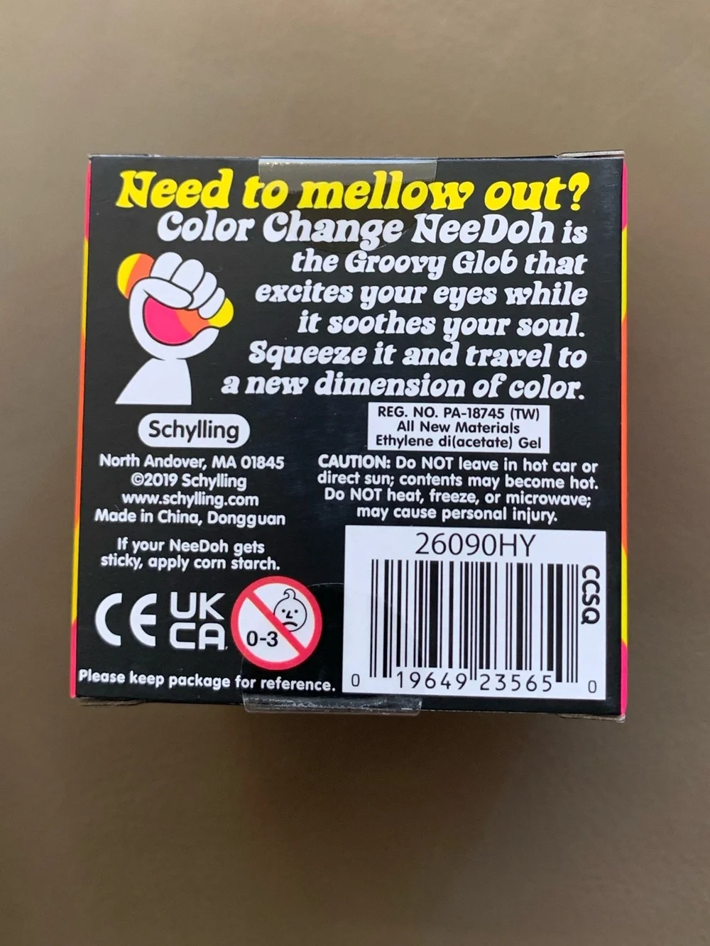 NeeDoh Color Change-Yellow - Picture 6 of 12